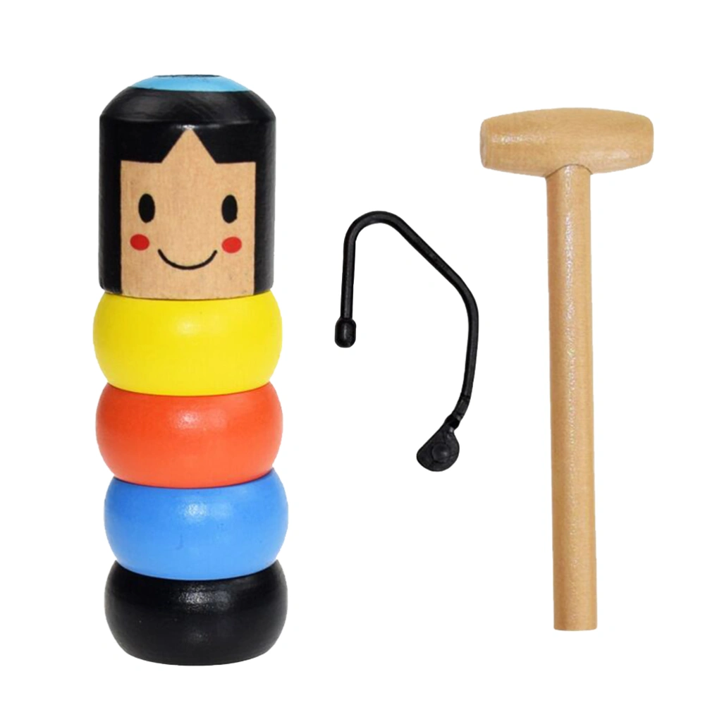 Small Wooden Puppet Doll Unbreakable Puppet Toys for Party Performance