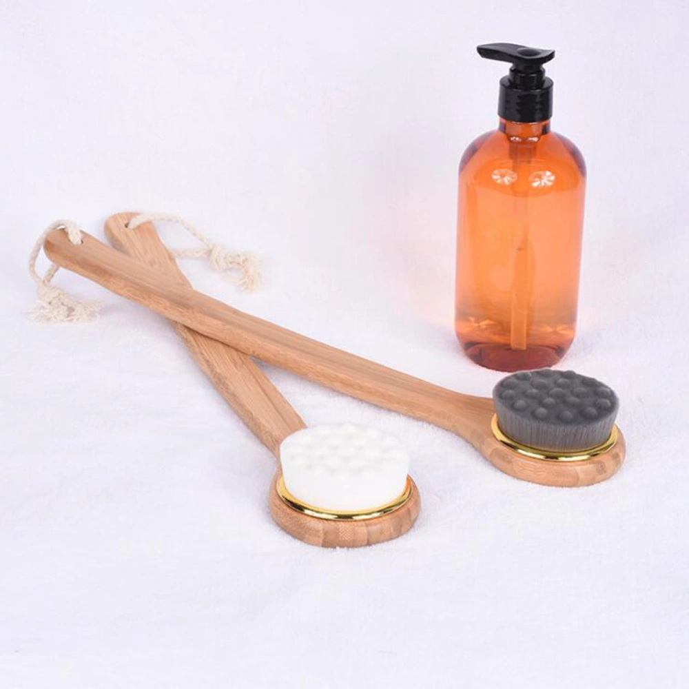 38x7.5x3.5cm Super Nanofiber Bath Brush Fur Cat Paw Scrubber Shower Brush for Home