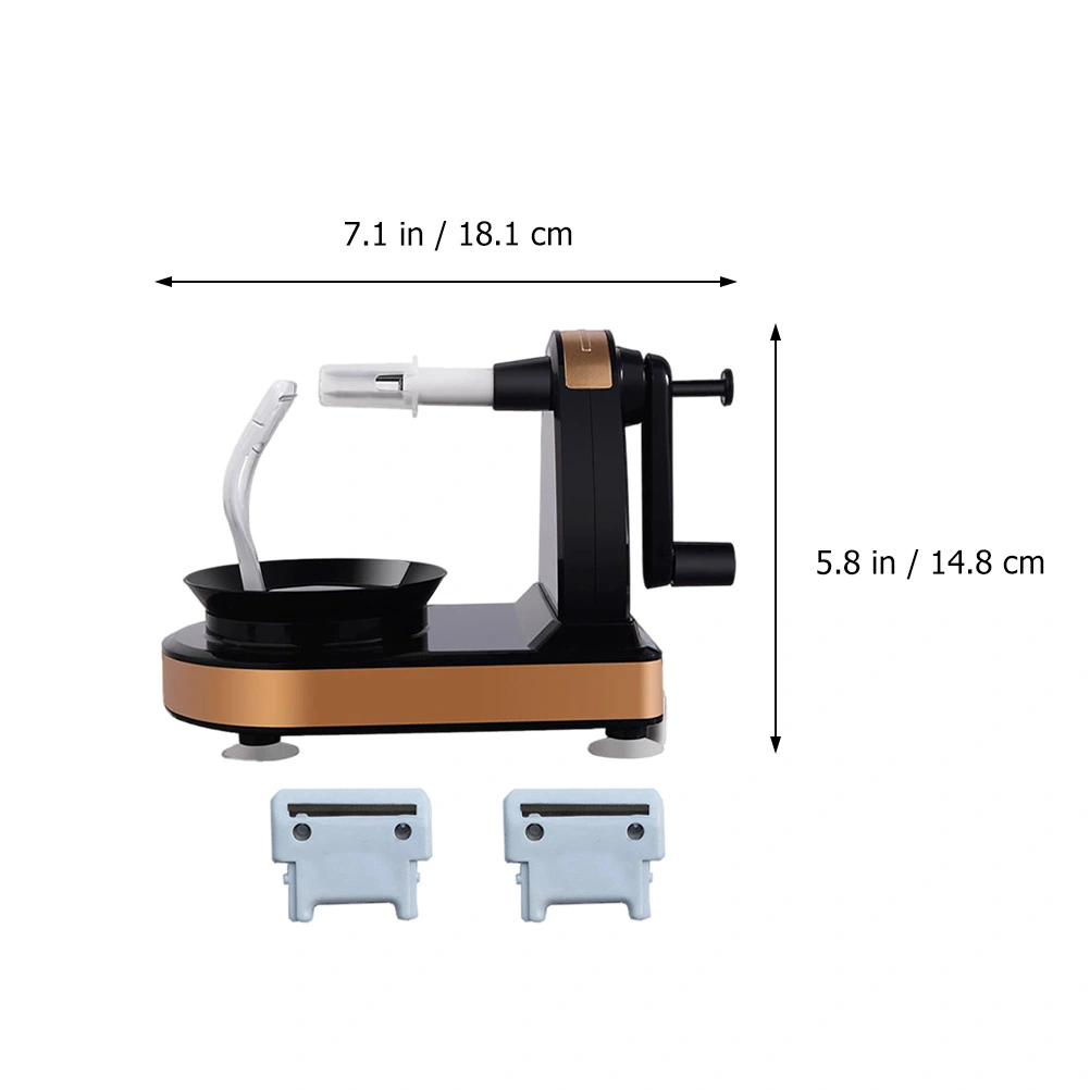 1 Set Multifunction Fruit Peeler Hand Peeler Kitchen Gadget (Black)