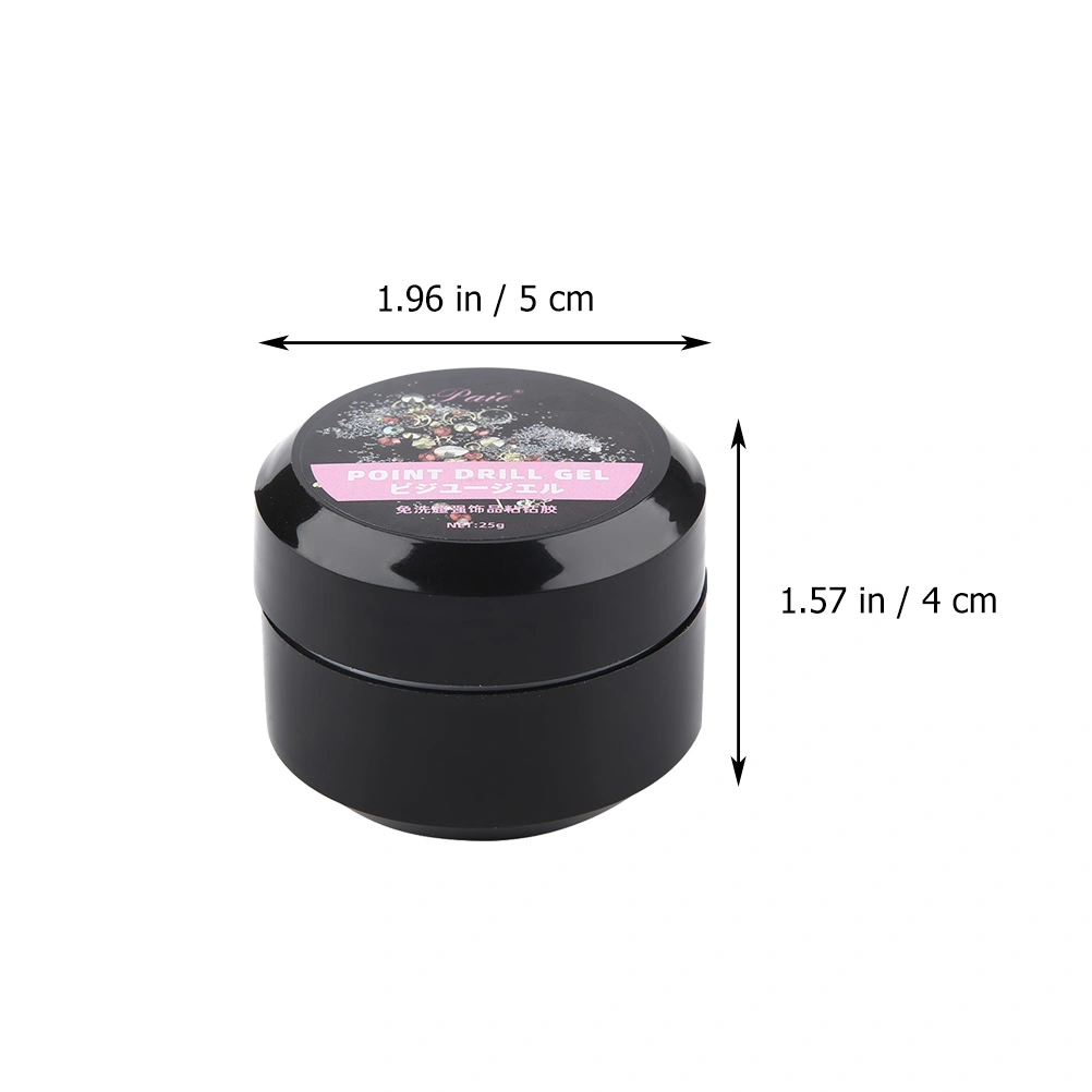 1pc Practical Nail Art Glue Manicure Gel Manicure Point Drill Sticking Accessory