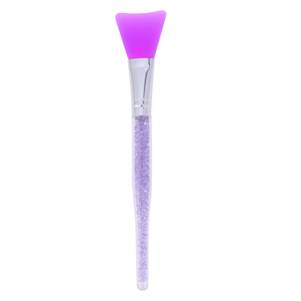 Professional Facial Mask Brushes Crystal Rod Silicone Face Applicator Brush for Face Mask Application or DIY Mask (Single Purple Crystal Rod)