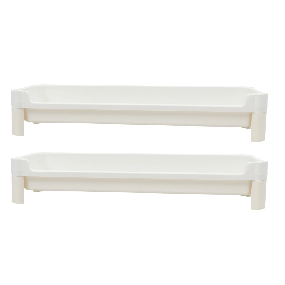 2 Pcs Multifunctional Storage Rack Plastic Bathroom Living Room Storage Shelf