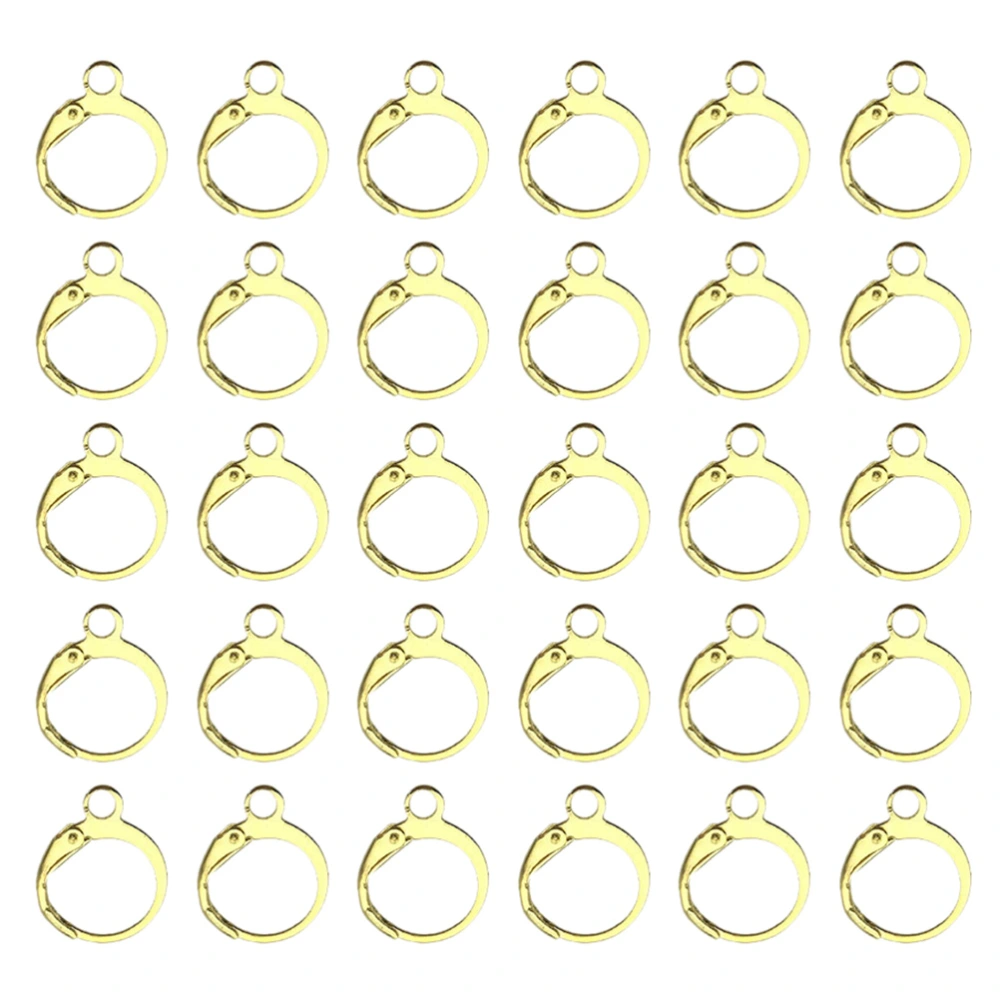 100pcs Round Lever Earring Hooks DIY Jewelry Accessories for Jewelry Making