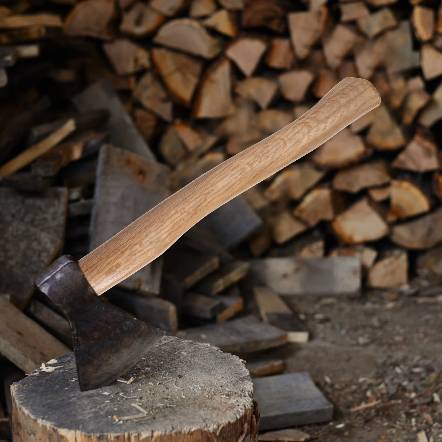 Wooden Axe Replacement Handle Wooden Grip Axe Handle Replacement for Axe