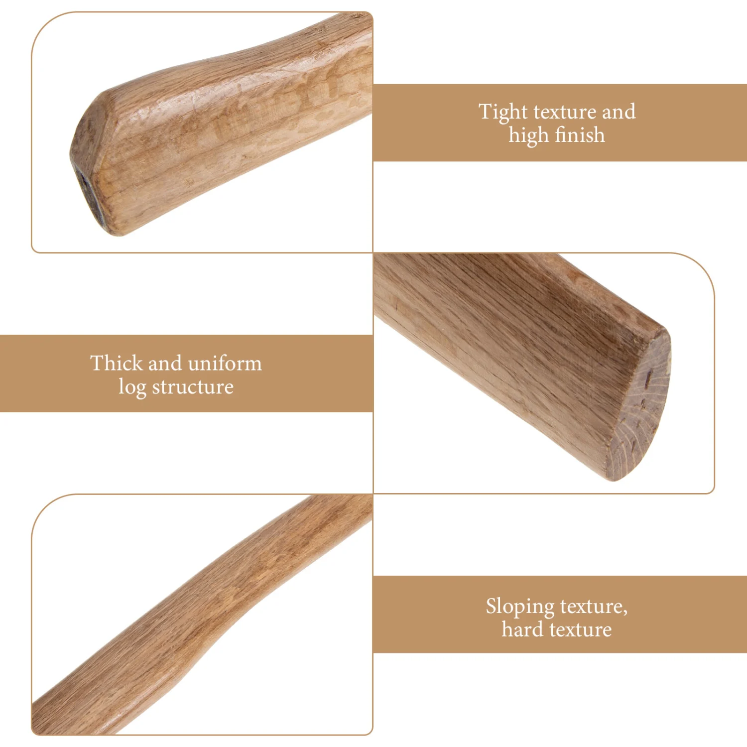 Wooden Axe Replacement Handle Wooden Grip Axe Handle Replacement for Axe