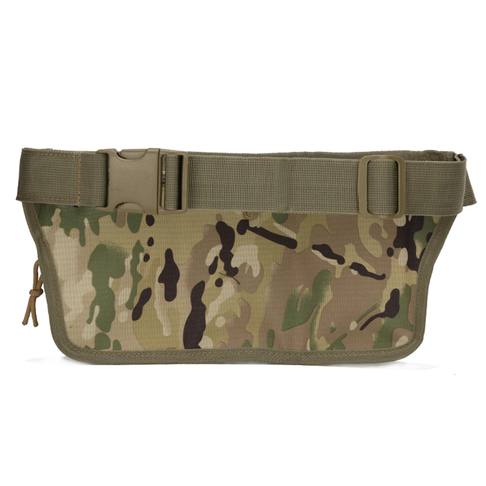 Waterproof Fanny Pack Waist Bag Travel Pouch Phone Holder Running Belt With Separate Pockets Adjustable Band For Workout Vacation Hiking (Camouflage)