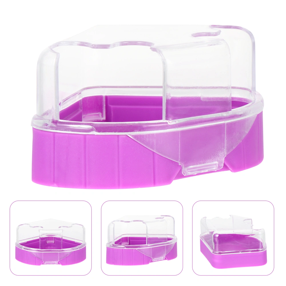 2pcs Hamster Bathroom Small Animal Bathtub Bathing Room Hamster with Shovel