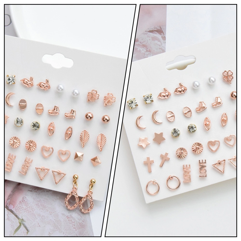 1 Set Girl Simple Style Ear Studs Creative Ear Studs Jewelry Fashion Accessories