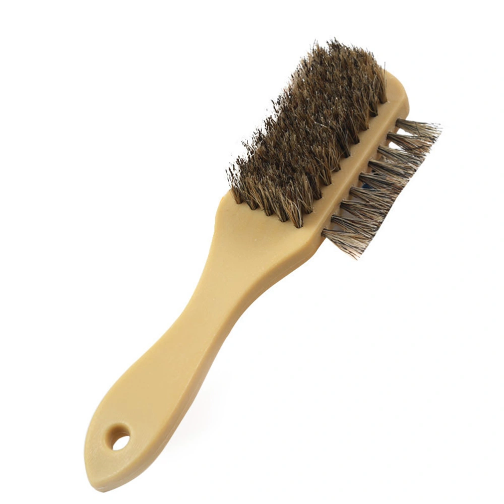 Portable Home Use Wooden Shoes Cleaning Brush Bristle Polishing Brush Shoes Oil Brush Shoe Care Tool