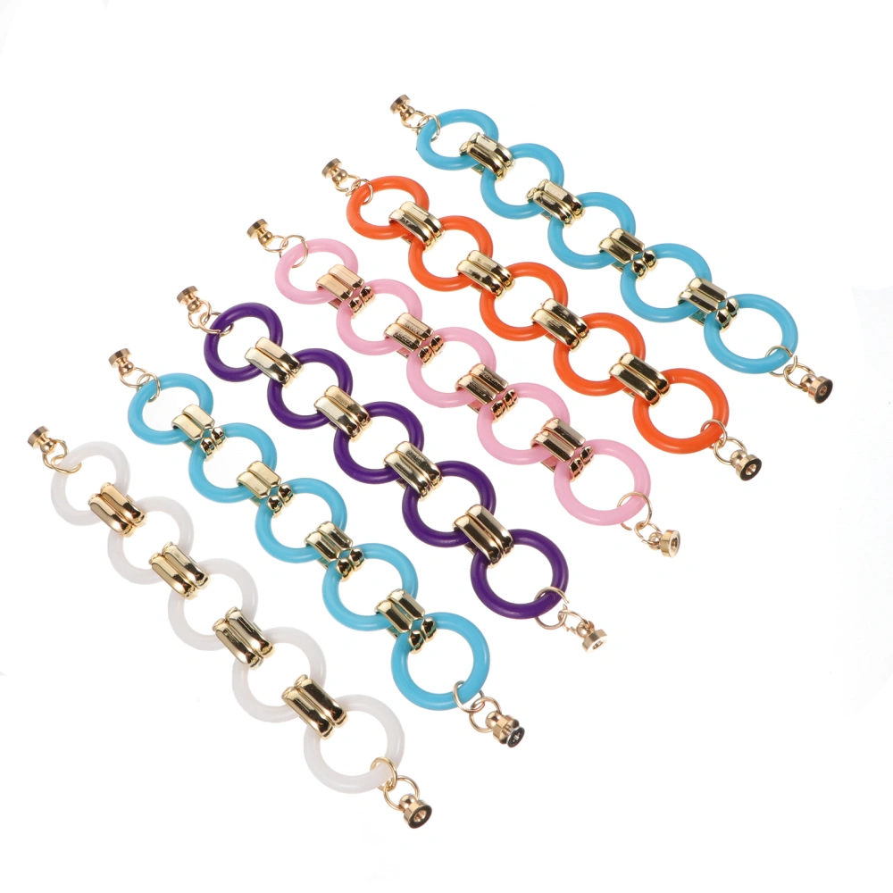 6pcs DIY Accessories Bracelet Necklace Bags Plastic Hanging Chains Supply