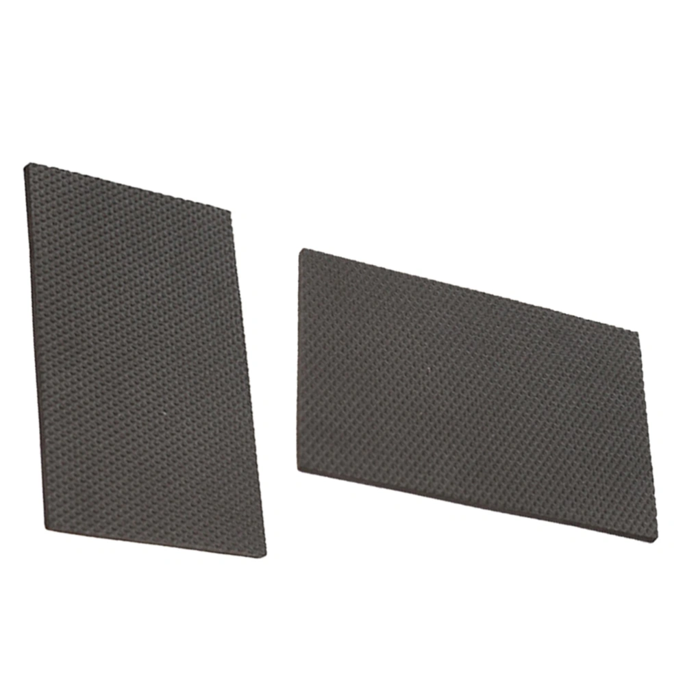 2pcs Table Mat Non-Slip Self-adhesive Pads Floor Silent Protectors Feet Cover for Furniture Table Chair (Black Free Cutting)