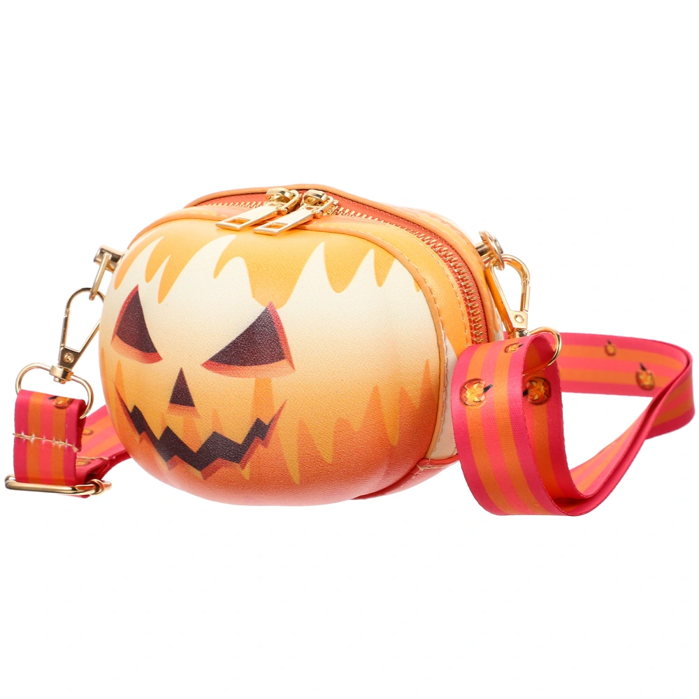 1pc Halloween Pumpkin Crossbody Bag Small Crossbody Purse Shoulder Bag Casual Purse for Women Girls