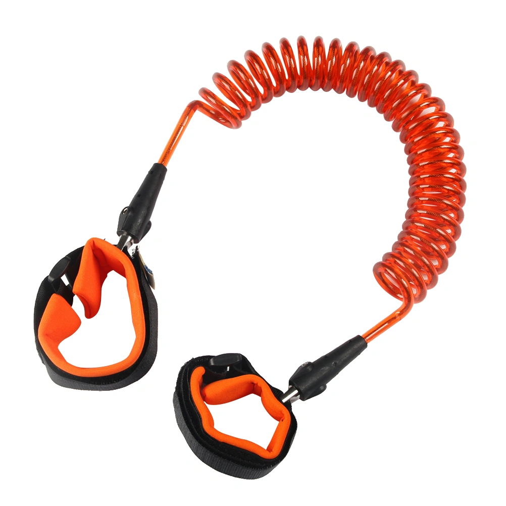 Kids Safety Harness Children Leash Wrist Link Traction Rope Anti Lost Belt 1.5M(Orange)