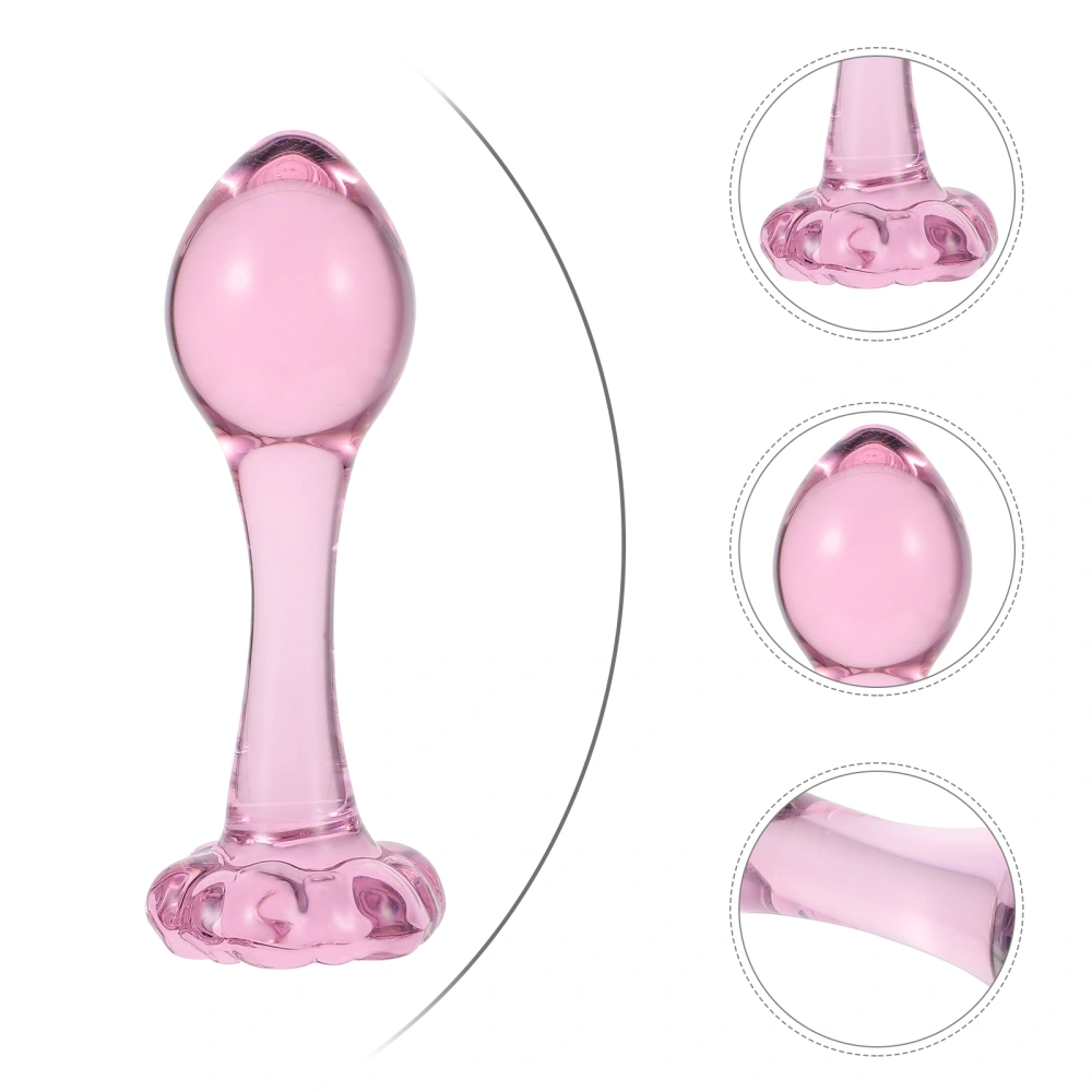 Prostate Anal Plug Trainer Glass Butt Plug G-spot Stimulator Adult Masturbator