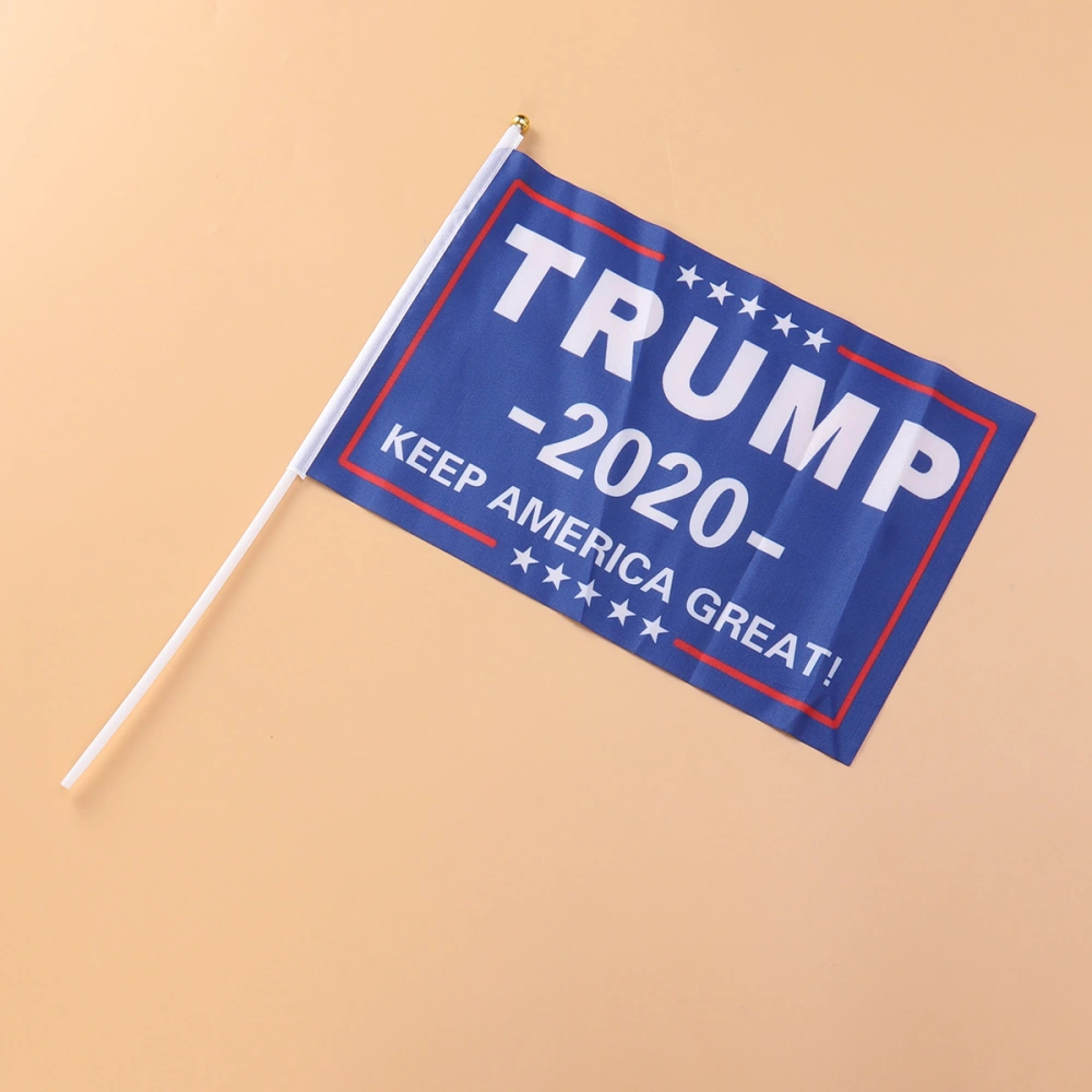 4x21cm Keep America Great Trump 2020 Flag Environmental Protection Bunting Trump Flag Portable Trump 2020 Banner Garlands