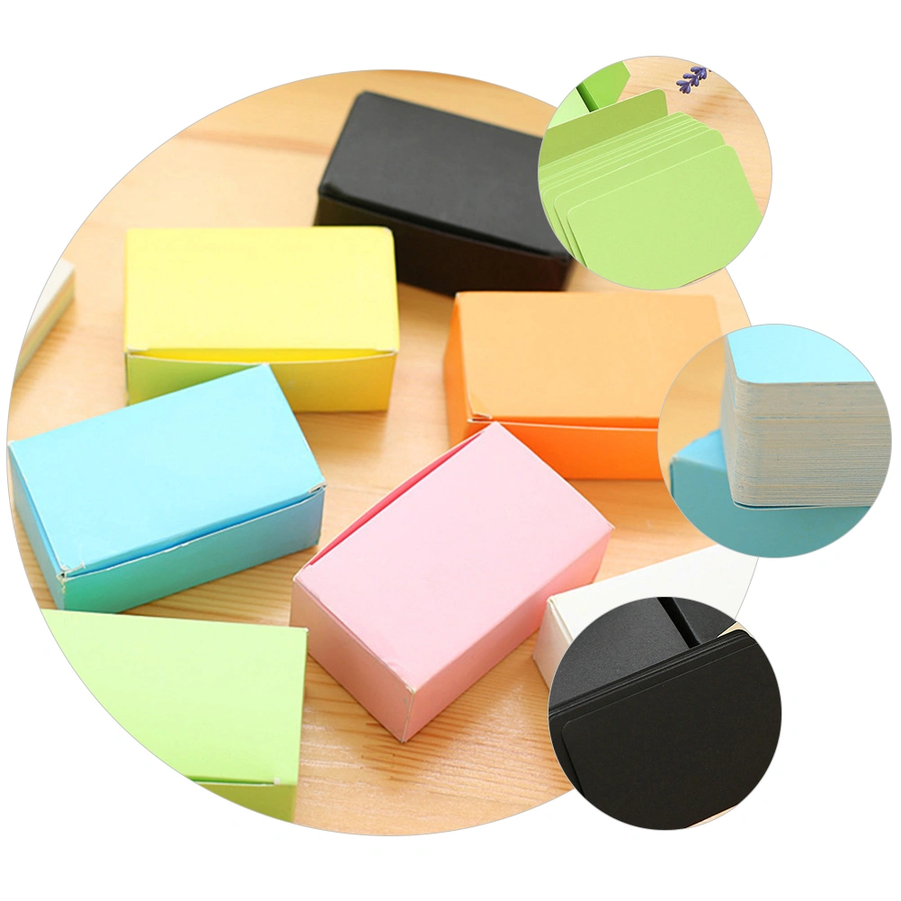 4 Boxes/360pcs Message Cards Stationery Cards Portable Memo Cards Word Cards