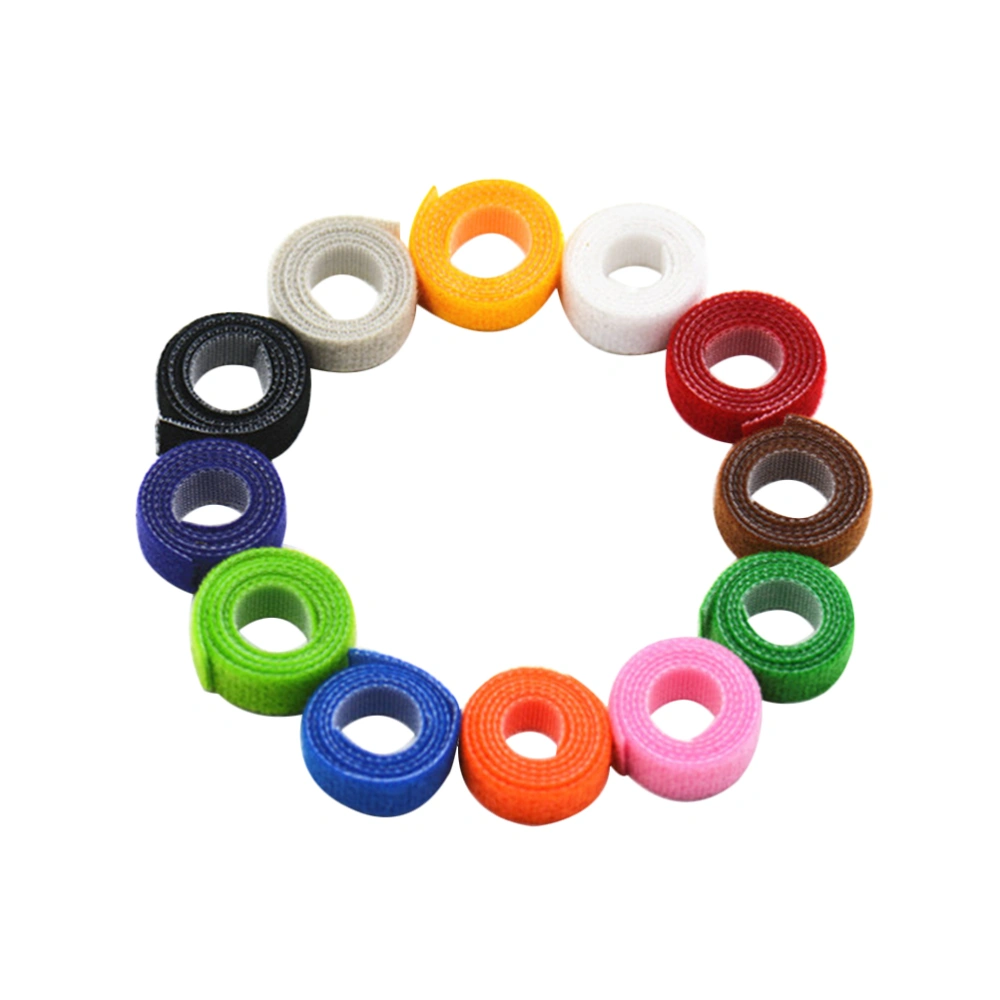 12Pcs 12 Different Colors Collars Polyester Pet Neck Ring Practical Pet Supplies for Dog Puppy