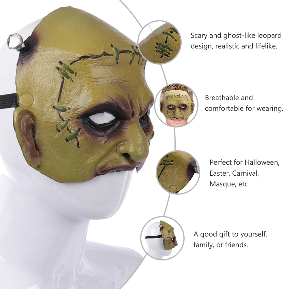 1Pc Halloween Zombie Mask Halloween Costume Cosplay Party Mask Zombie Face Mask