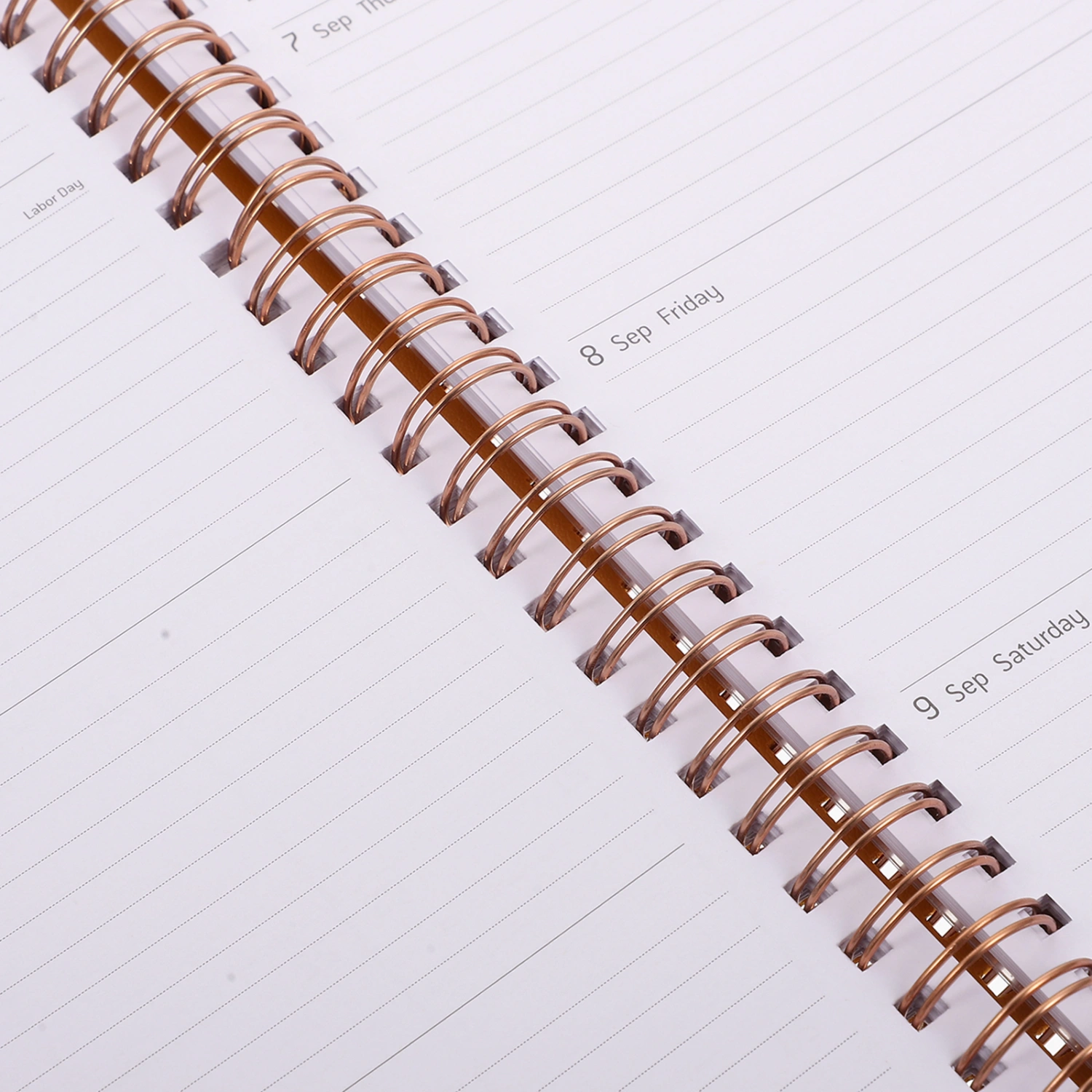 English Planner Notebook 2023 Planner Coil Notepad Side Turning Planner Notepad