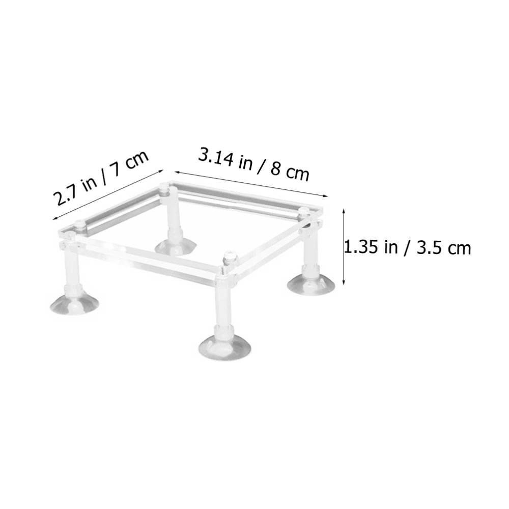 Submersible Pump Shockproof Pad for Fish Tank Acrylic Water Pump Rack Transparent Pump Bracket