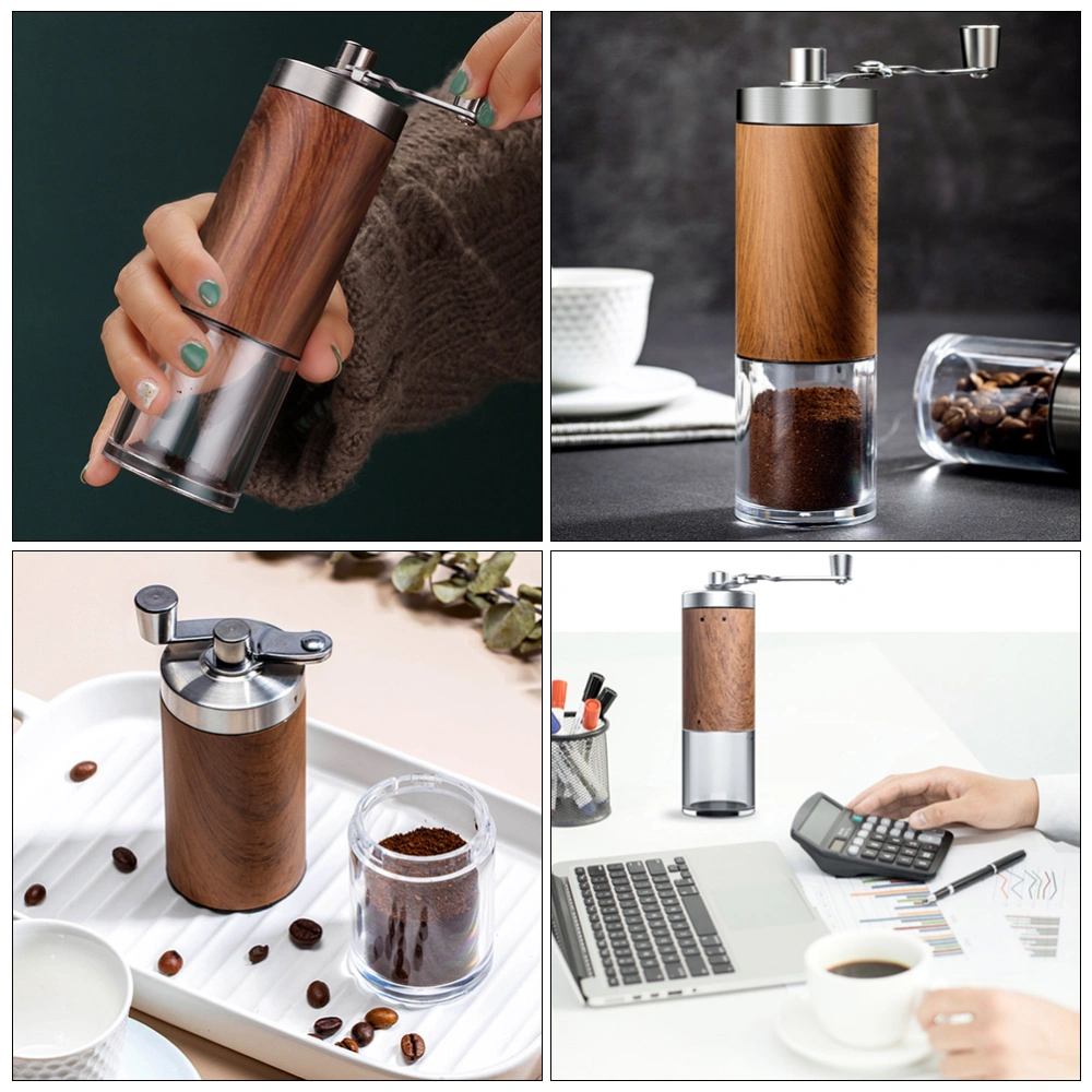 1Pc Manual Coffee Bean Hand Grinder Coffee Beans Grinding Machine Grain Mill