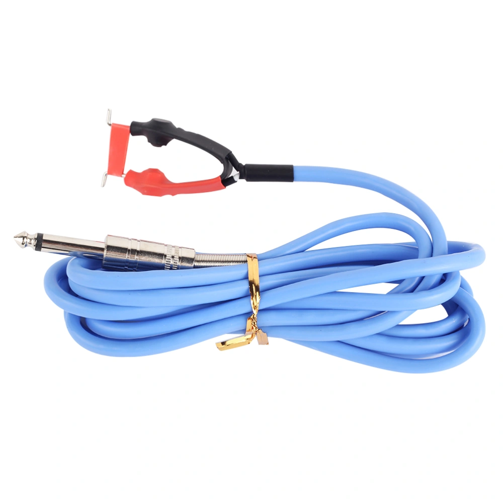 2.4m Clip Cords Silicone Heavy Duty Wire for Machine (Blue)