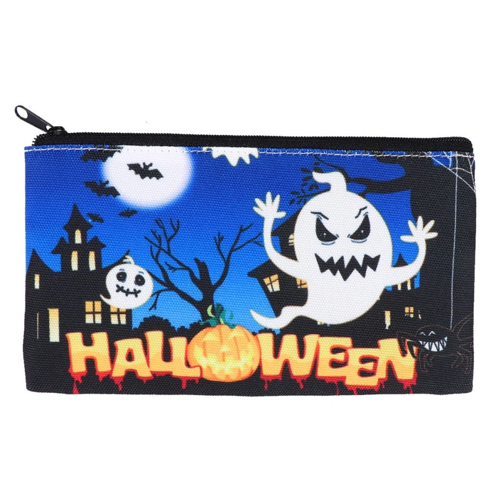 Halloween Printed Women Makeup Bag Portable Cosmetic Bag Travel Makeup Pouch