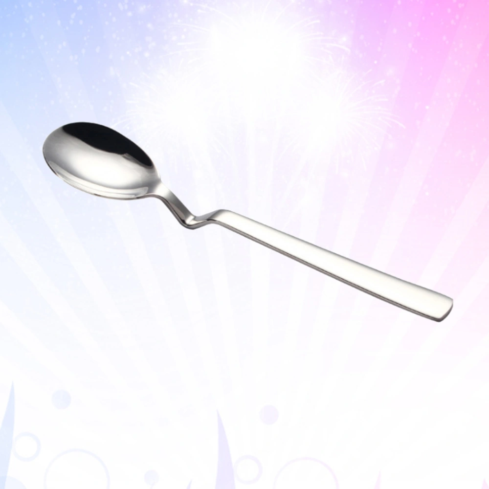 Stainless Steel Dinner Spoon Cup Hanging Spoon for Kitchen Dessert