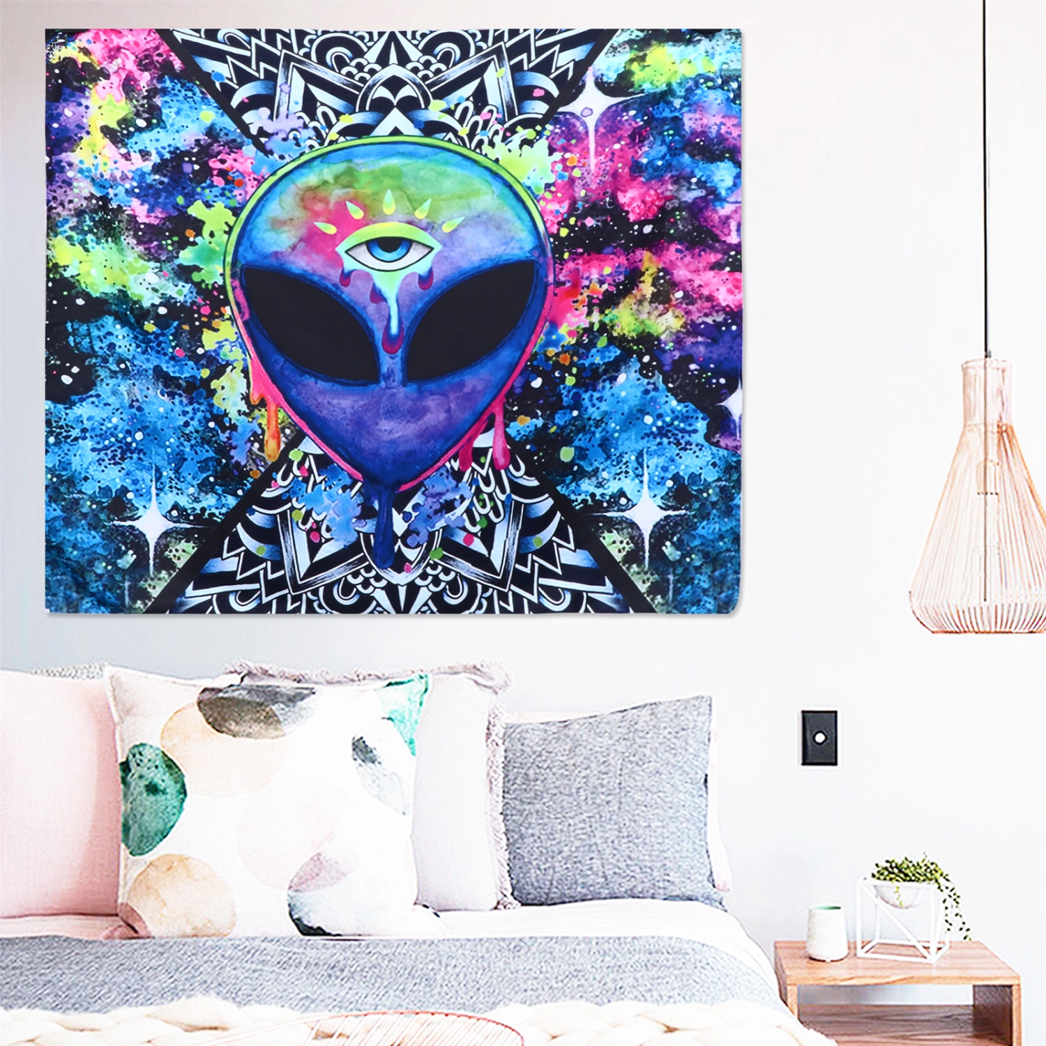 Alien Printed Tapestry Unique Background Cloth Hanging Cloth Decoration