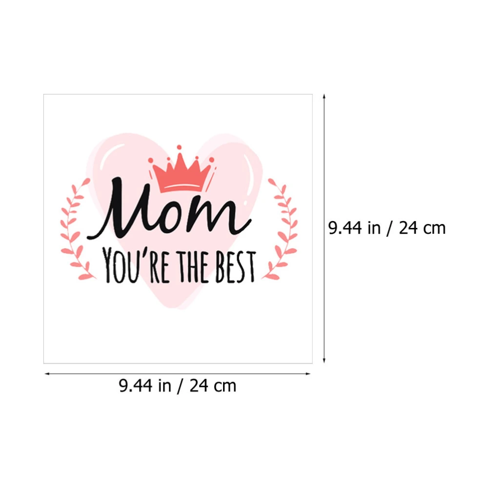 1 Sheet Mother's Day Themed Sticker Decors Festival Stickers Wall Stickers