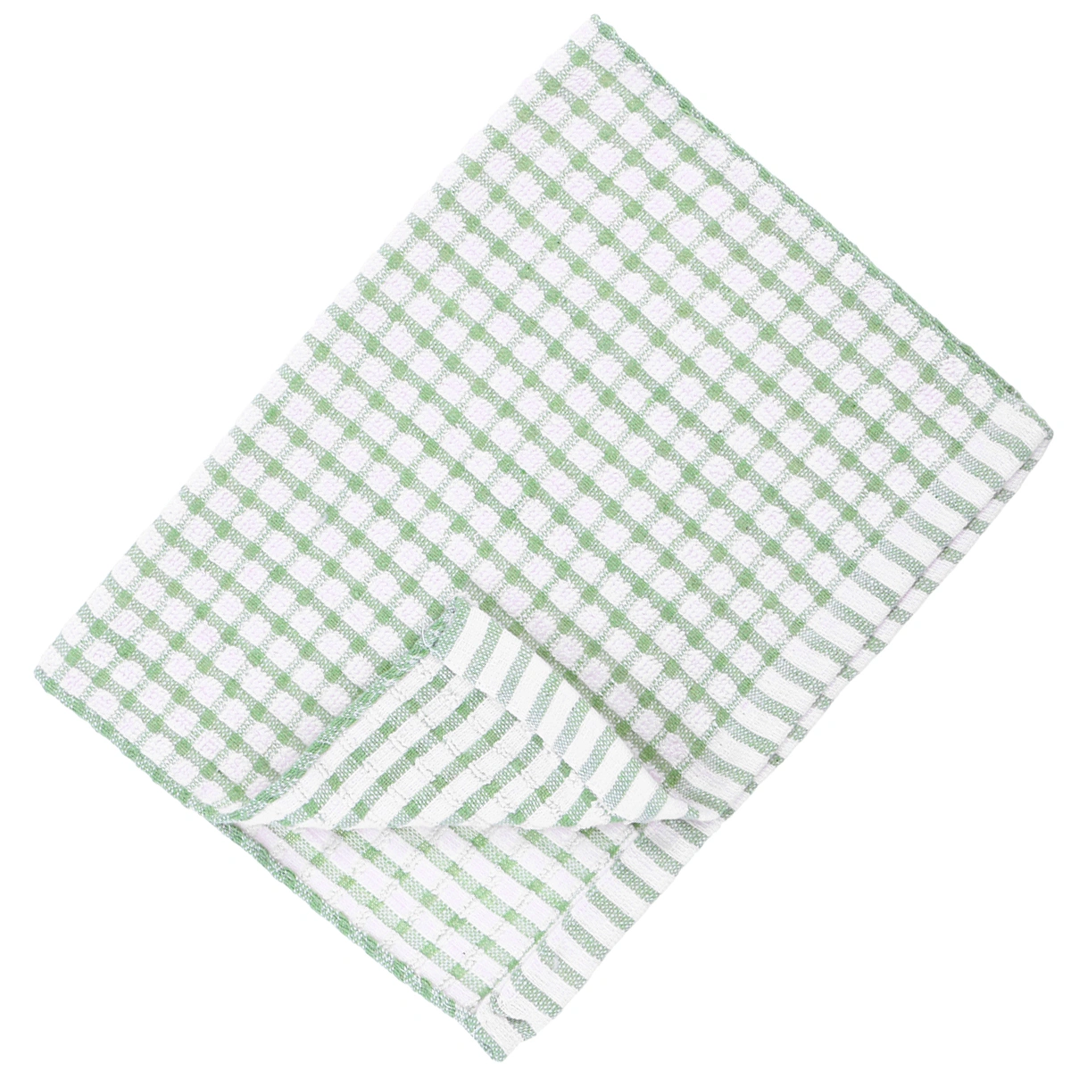37x27CM Premium Cotton Dish Cloth High Duty Absorbent Kitchen Towel Tea Towel - Green