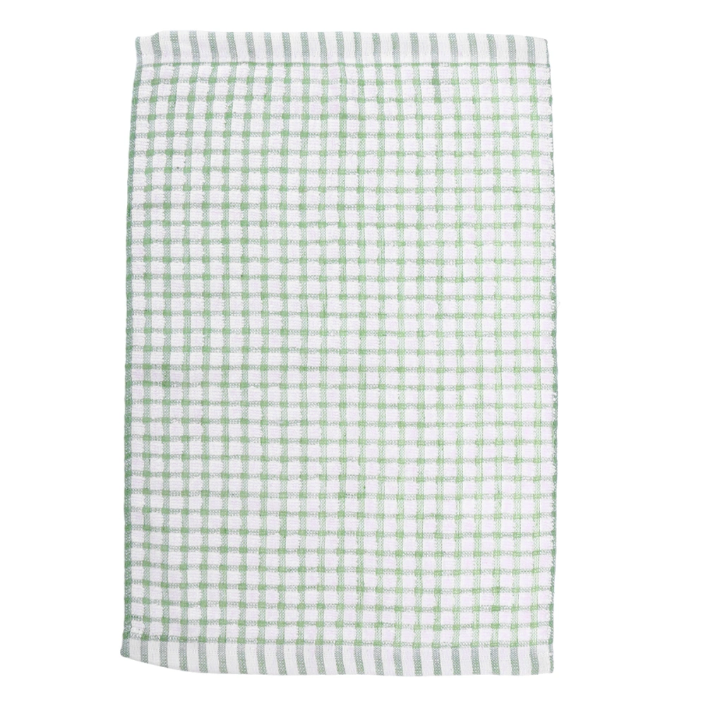 37x27CM Premium Cotton Dish Cloth High Duty Absorbent Kitchen Towel Tea Towel - Green