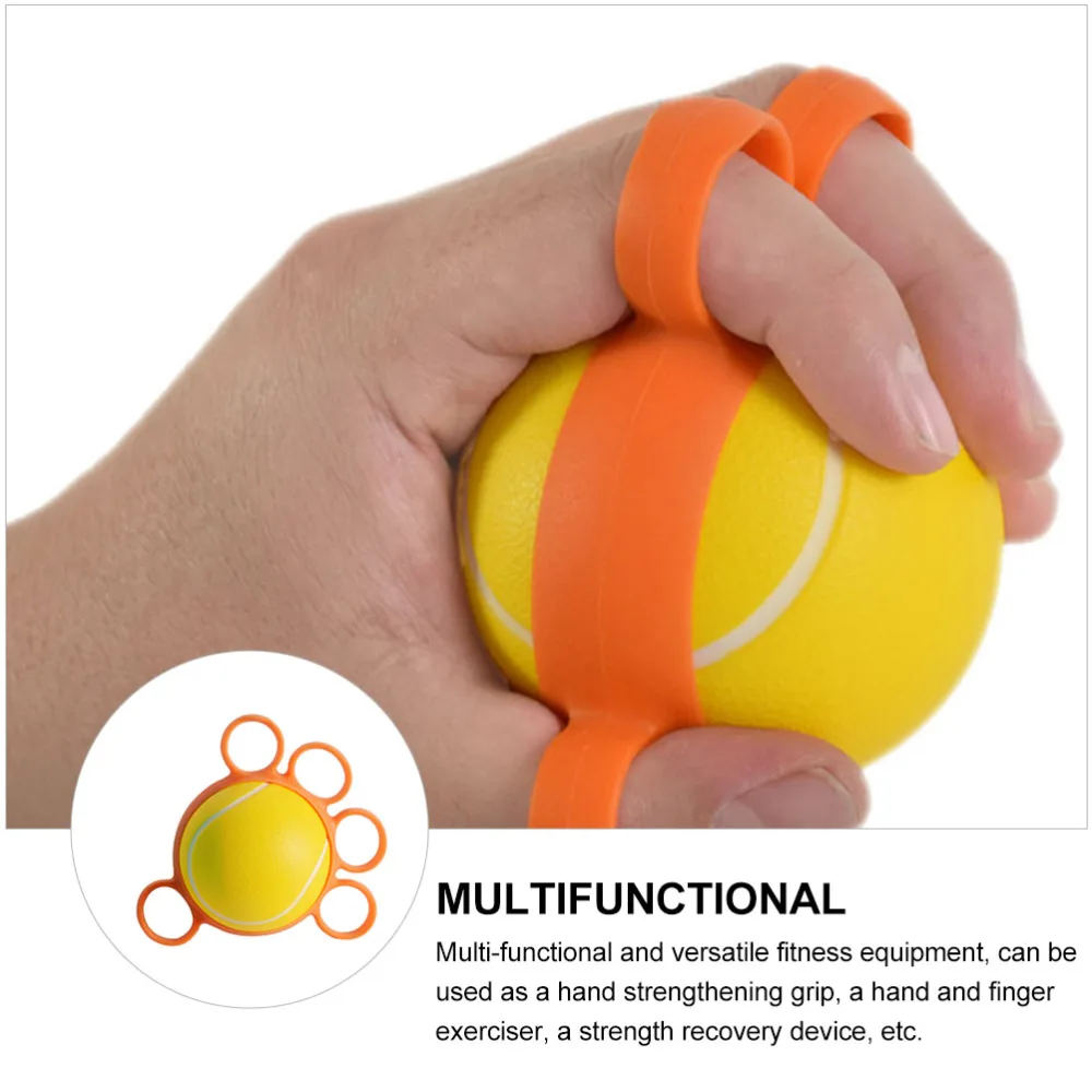 1Pc Finger Strength Trainer Hand Grip Hand Stress Ball Hand Finger Exerciser