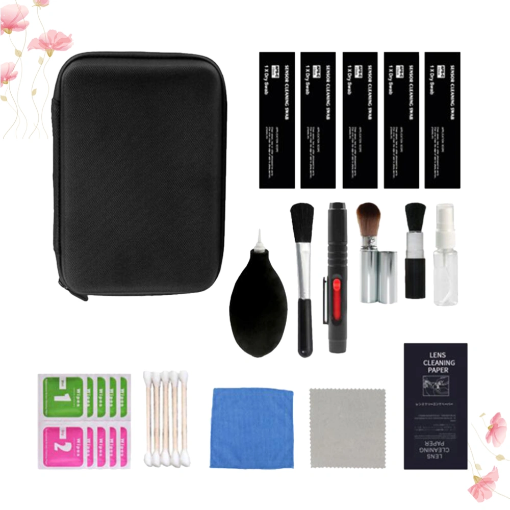 16pcs/1set Camera Cleaning Kit Computer Screen Cleaning Tool Professional Dust Cleaners for Cameras PC Screens