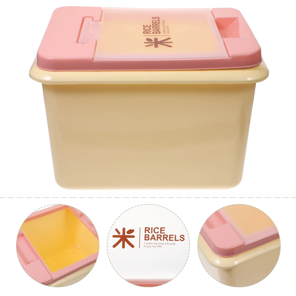 1PC 10KG Plastic Moistureproof Sealed Rice Storage Box Home Kitchen Rice Barrel