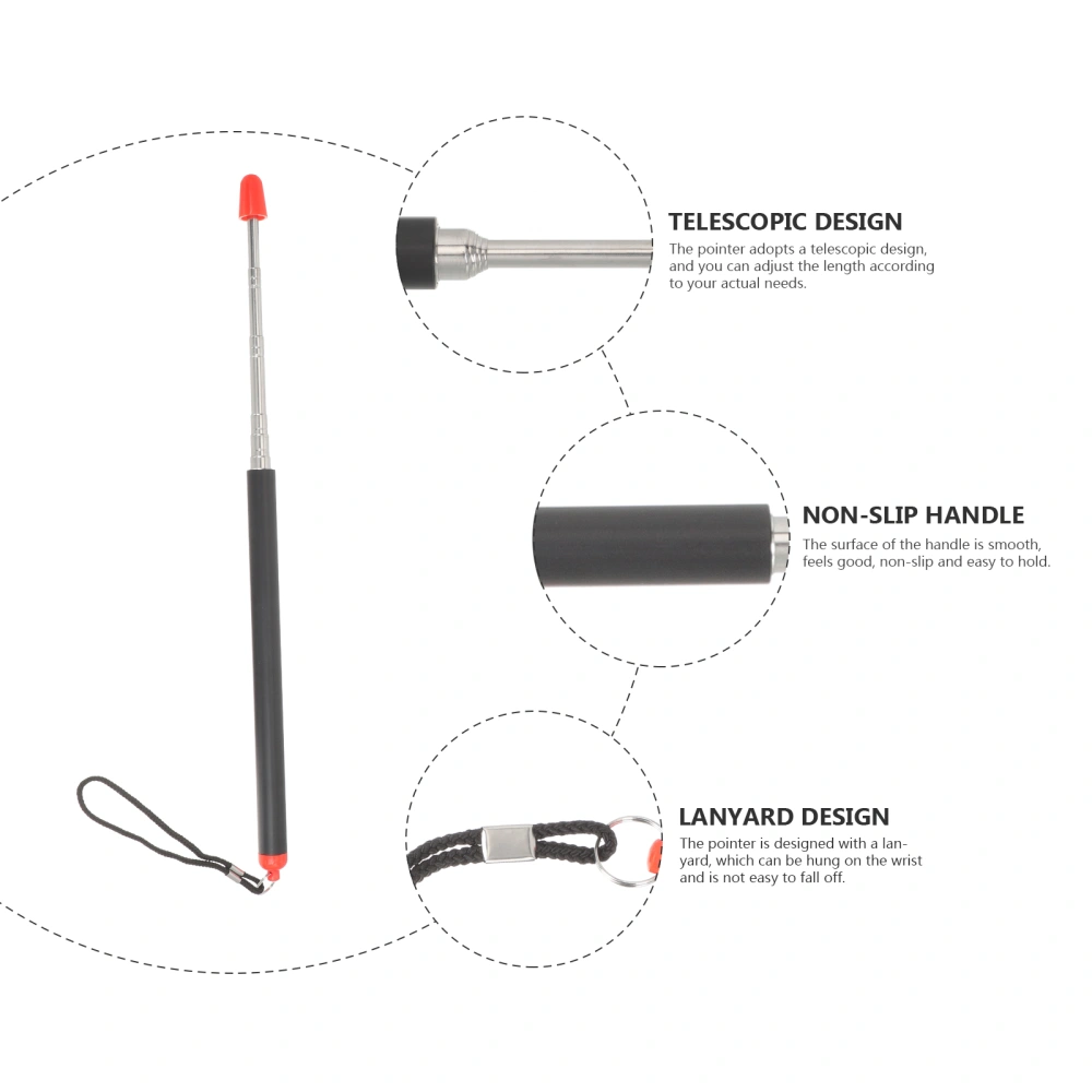 Retractable Teaching Pointer Handheld Teacher Pointer Extendable Pointer