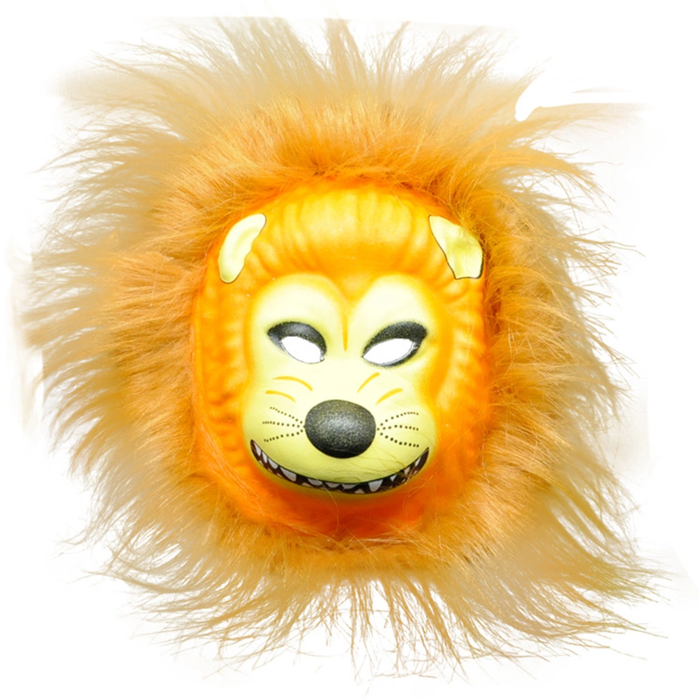 Costume Party Plush Animal Mask for Kids EVA Animal Mask for Costume Party Halloween Christmas Easter Party (Random)