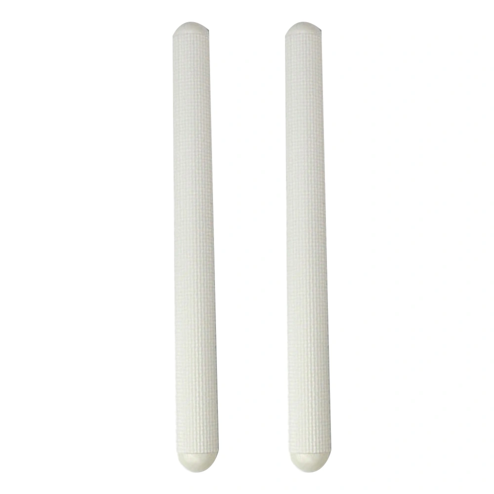 2pcs Embossed Rolling Pin Exhaust Plastic Rolling Pin Dough Pastry Roller Baking Tools for Kitchen Bakery Cake Shop (White)