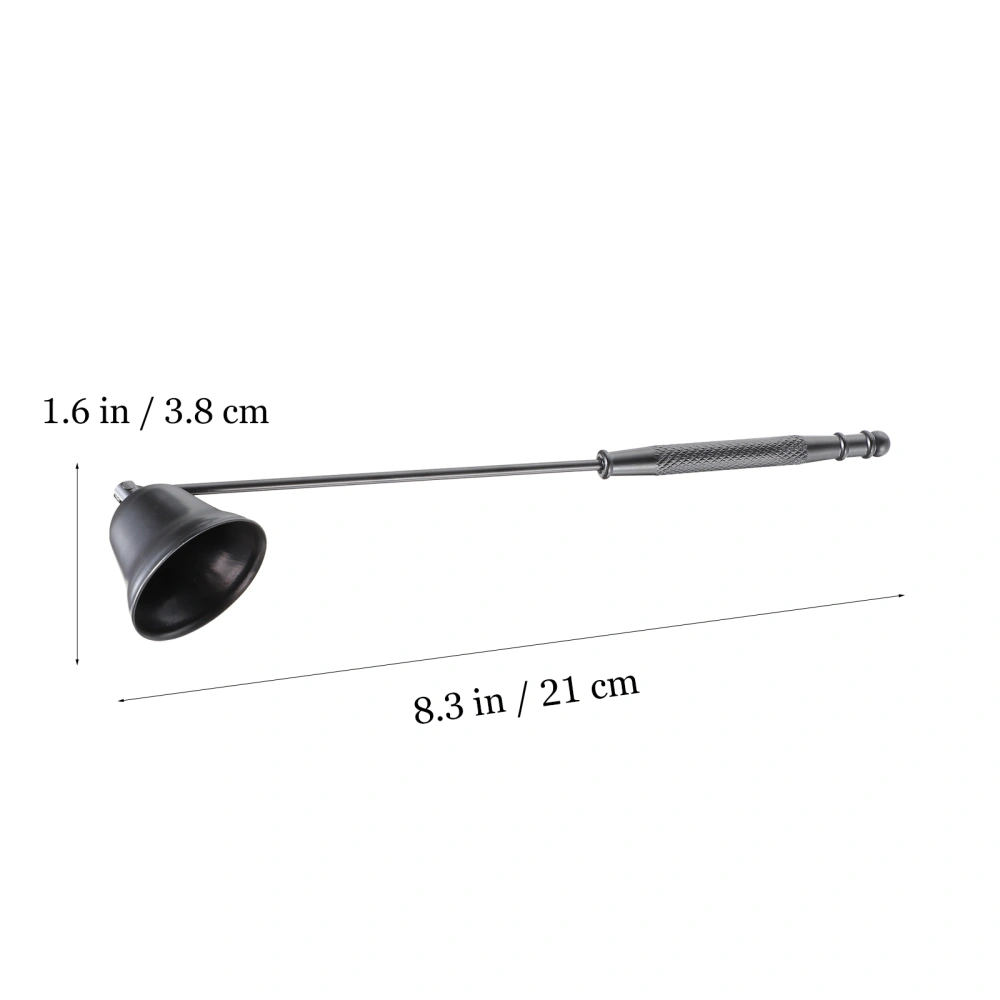 Candle Snuffer Stainless Steel Candle Tool to Safely Extinguish Candles (Matte Black)