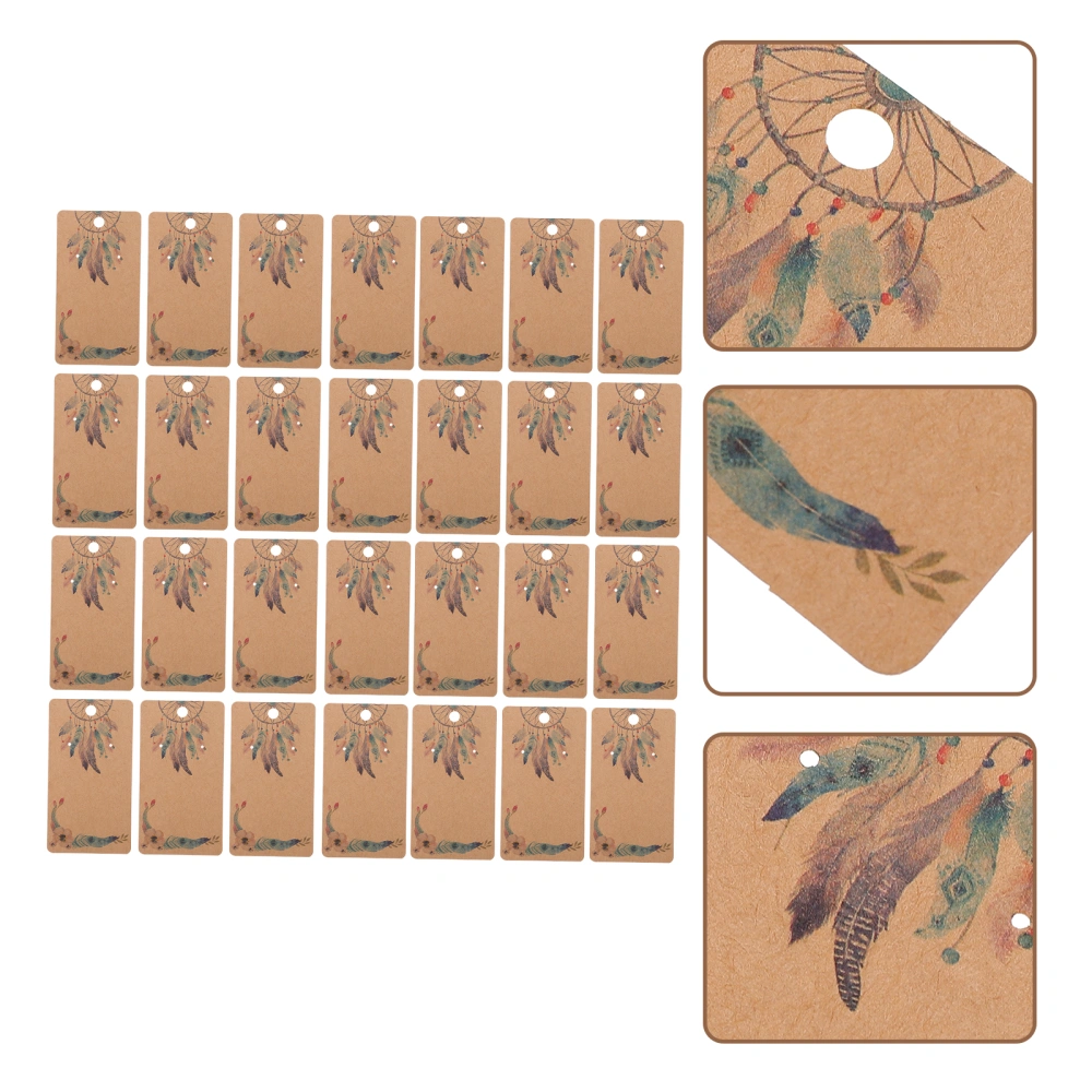 100 Pcs Earring Cards Jewelry Display Cards Necklace Display Cards Packaging Cards