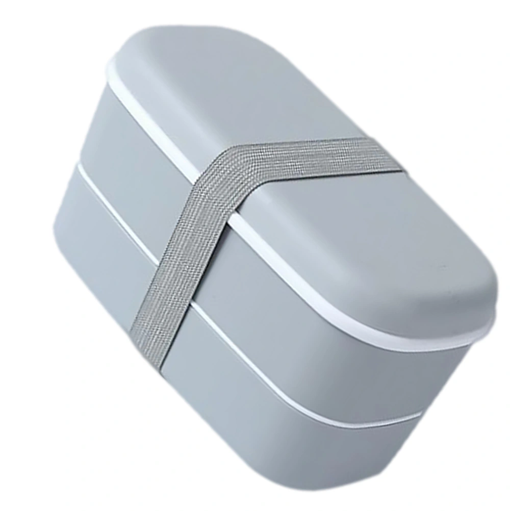 1 Set Double Layer Lunch Box Bento Box Lunch Container for Student Worker