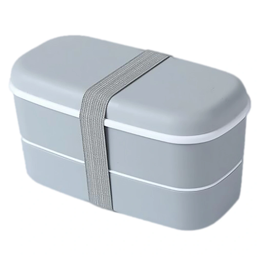 1 Set Double Layer Lunch Box Bento Box Lunch Container for Student Worker