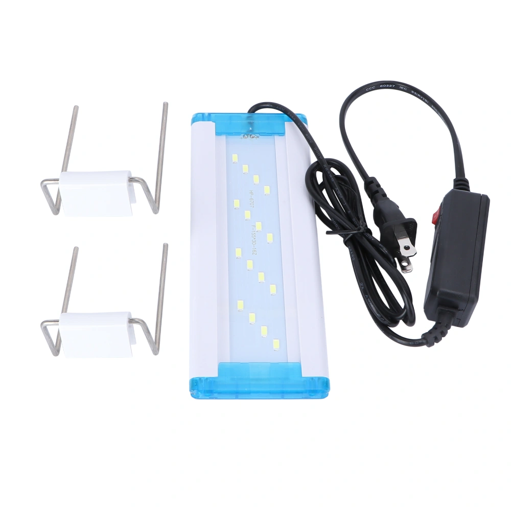 1Pc Fish Tank LED Lamp Aquarium Lamp Ecological Landscape Support Lamp (US Plug)