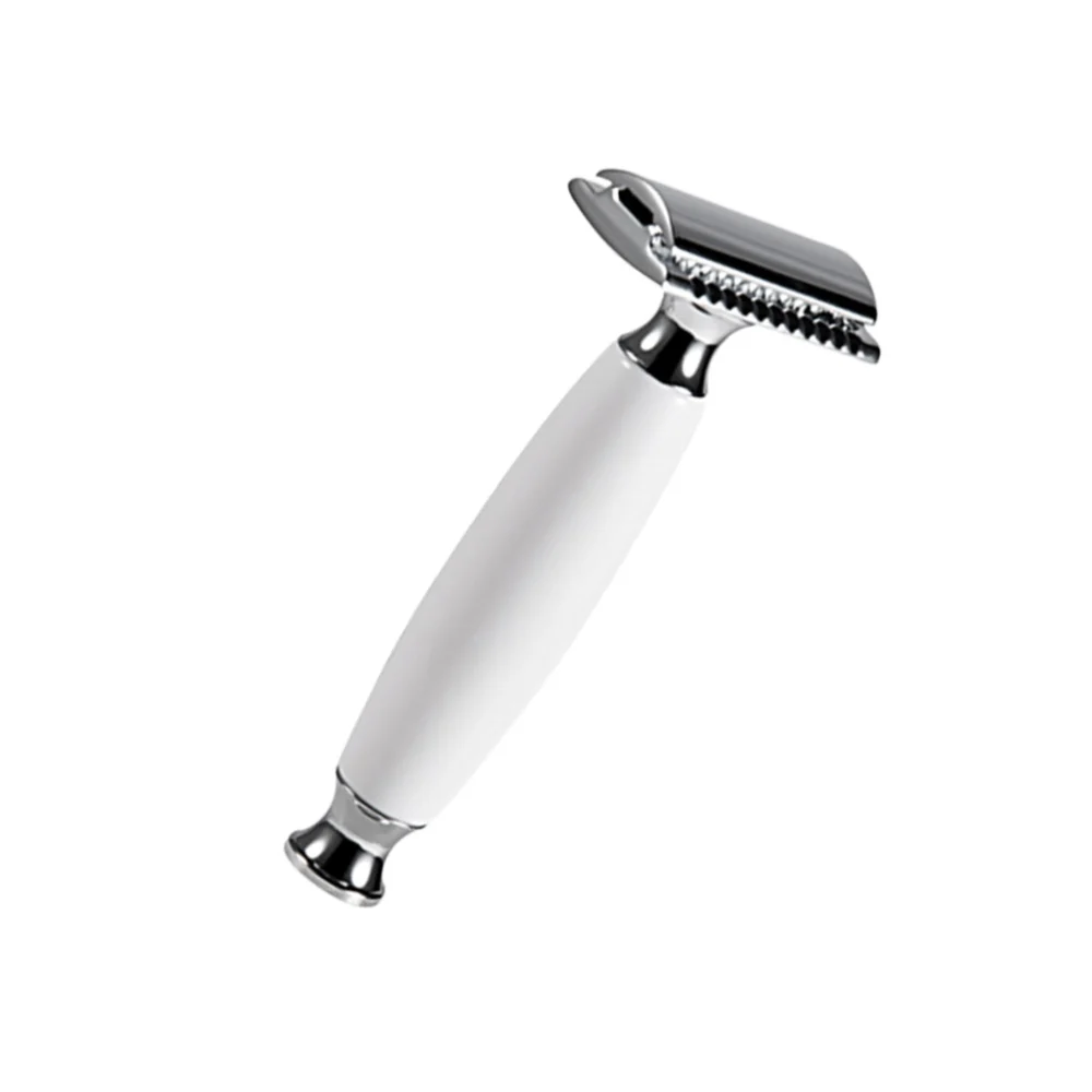 T Shape Manual Razor Holder Manual Classic Vintage Double-sided Men's Shaving Face Razor Blades Shaving Machine