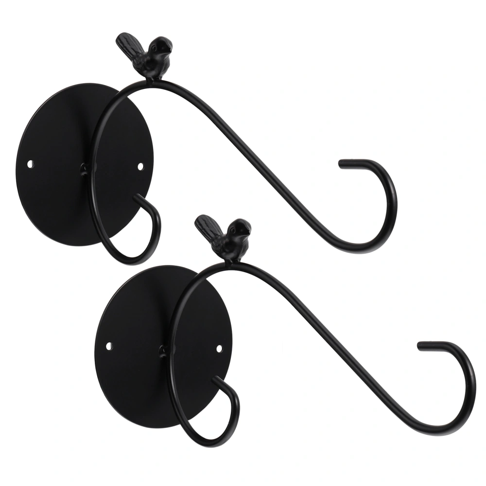 2Pcs Wall Hanging Planter Hook Hanger Retro Outdoor Indoor Garden Decoration