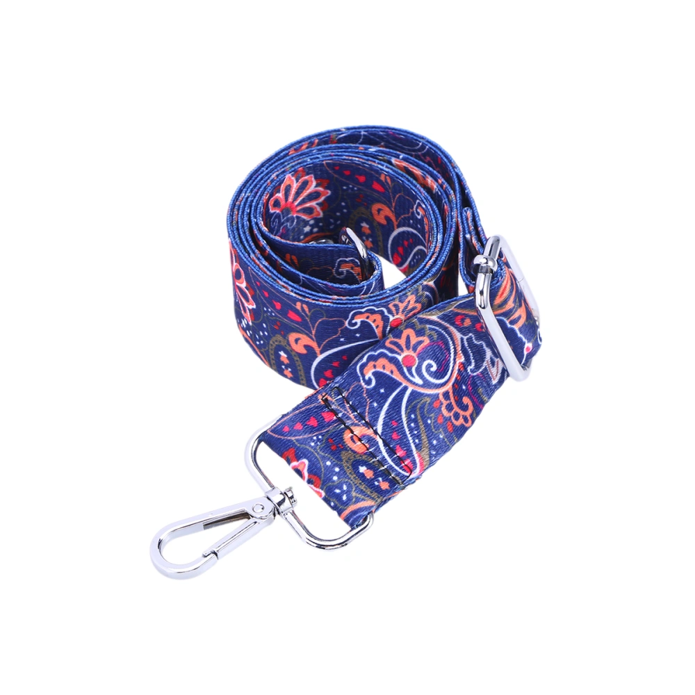 Ethnic Style Adjustable Length Handbag Strap Purse Strap Replacement Strap Crossbody Strap (Flower)