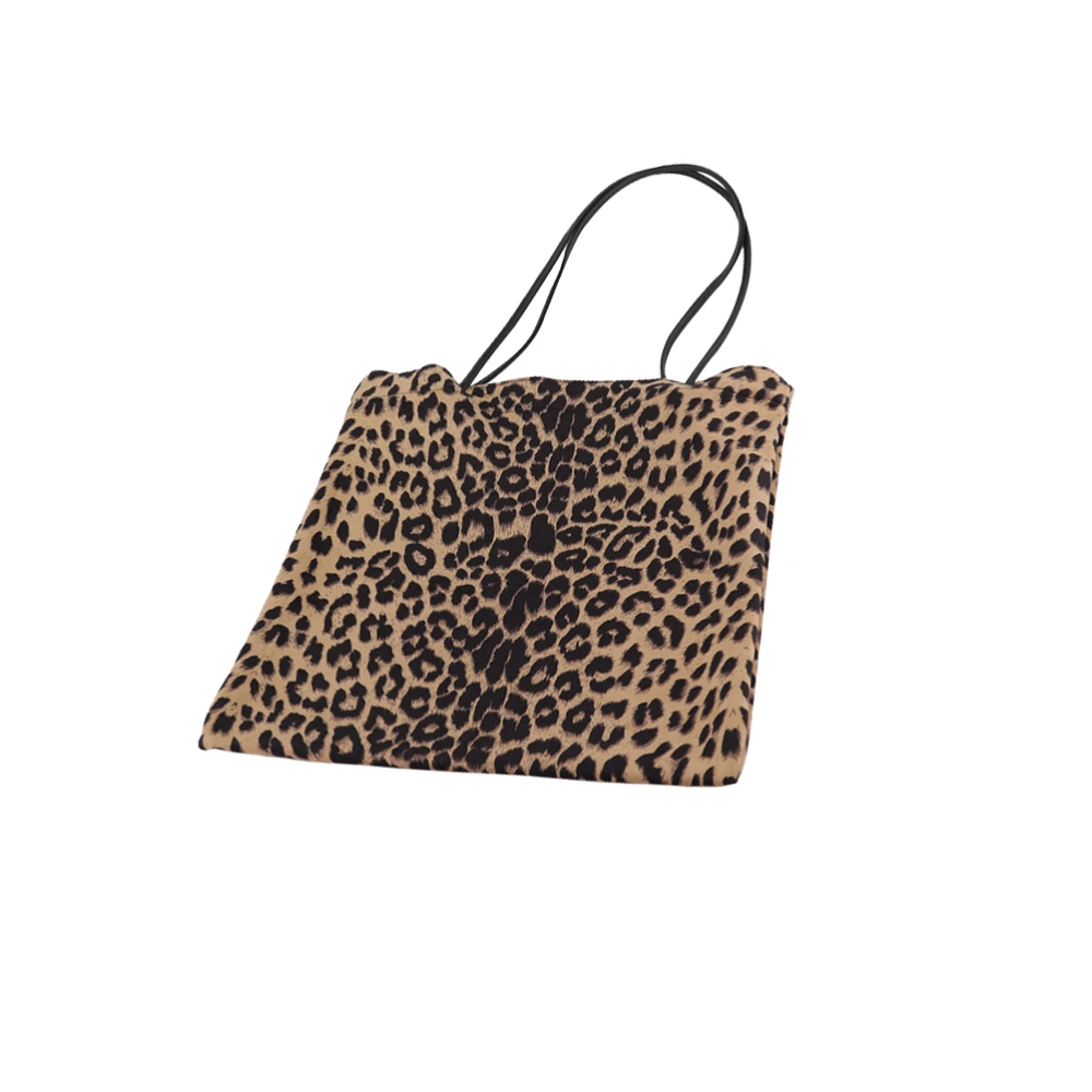 Shopping Bag Leopard Handbag Fashion Tote Bag Wild Large Capacity Storage Bag Vintage Shoulder Bag for Women Girls