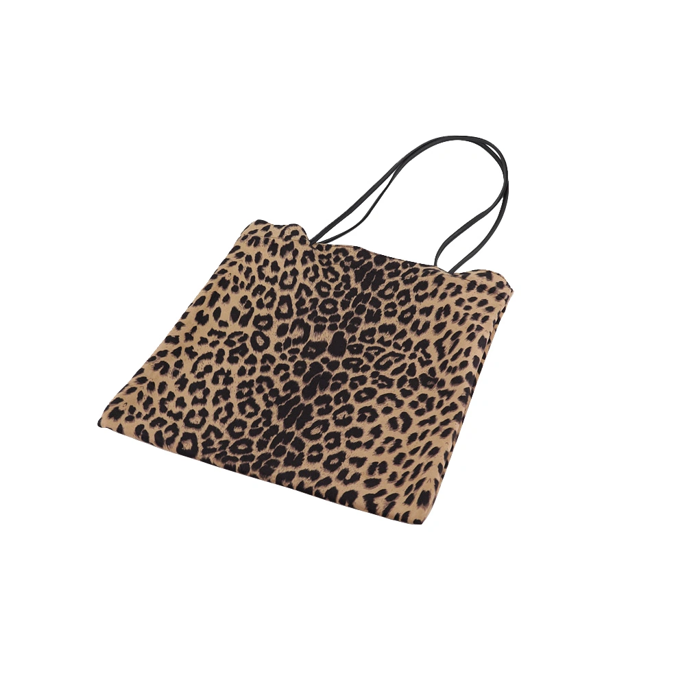 Shopping Bag Leopard Handbag Fashion Tote Bag Wild Large Capacity Storage Bag Vintage Shoulder Bag for Women Girls