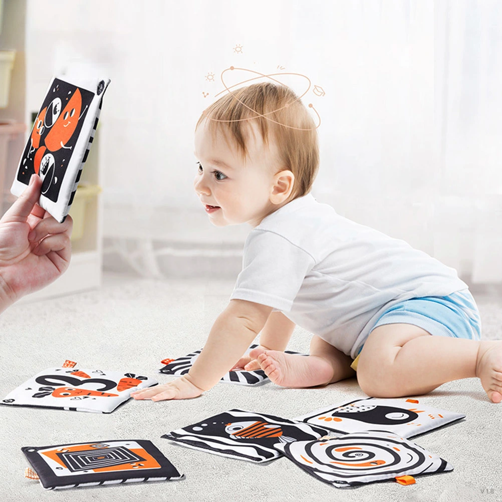 1 Set 3D Cloth Book Fabric Book Early Educational Preschool Learning Book