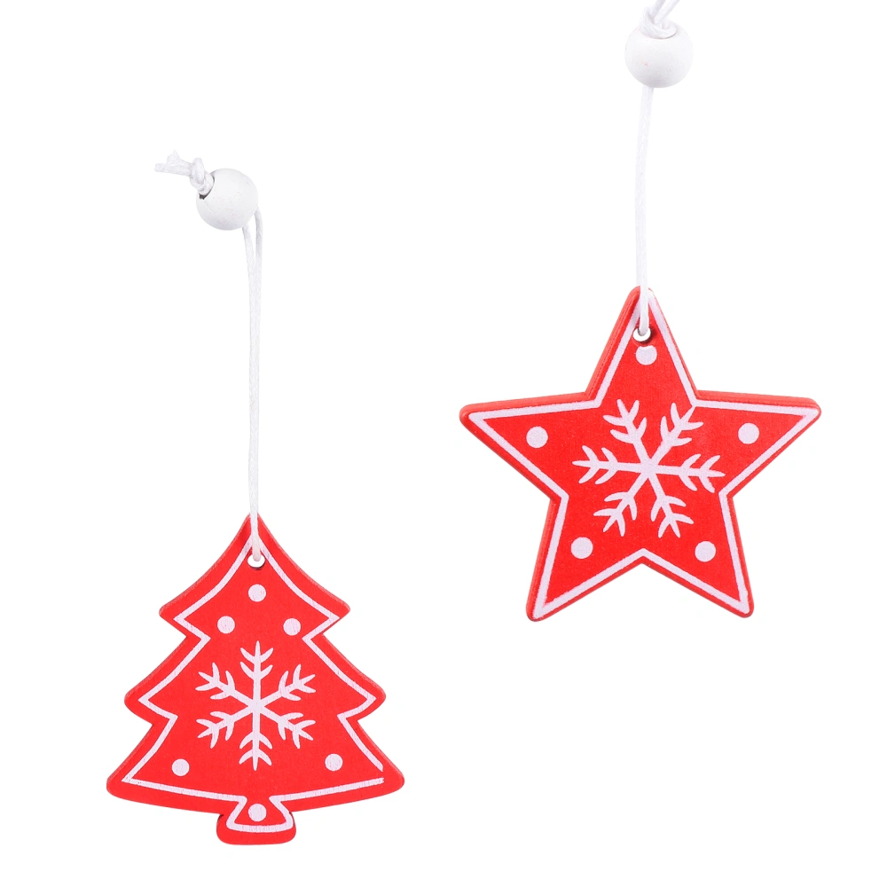 12 pcs Xmas Hanging Decor Xmas Tree Pendant Christmas Tree Hanging Ornament